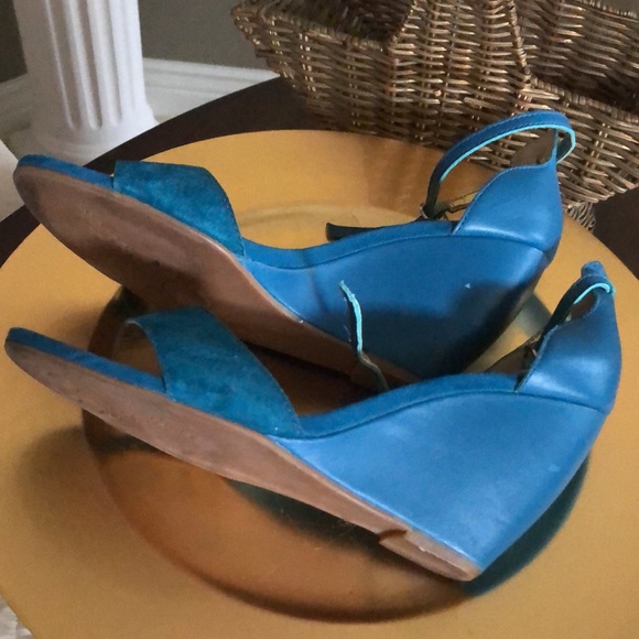 🦋Seychelles Suede & Leather Ankle Strap front band Sandals - Picture 5 of 9